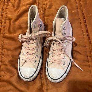 Pink Hightop Converse